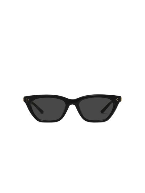 geometric-frame sunglasses