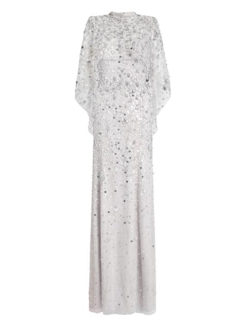Gracie bead-embellished maxi dress