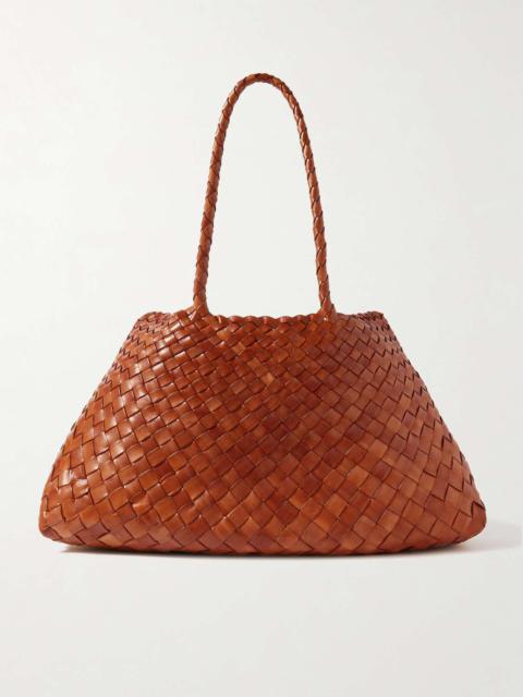 Santa Croce Big woven leather tote