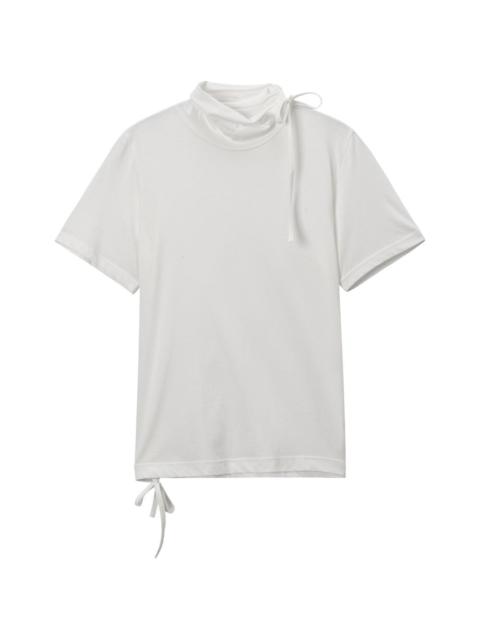 tie-neck T-shirt