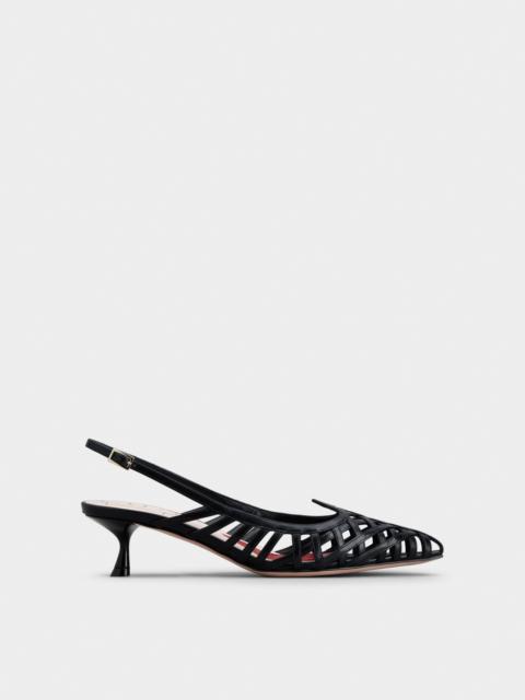 I Love Vivier Multistrap Slingback Pumps in Leather