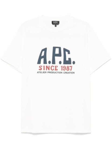 logo-print T-shirt