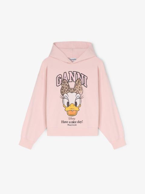 DAISY DUCK PINK CROPPED HOODIE