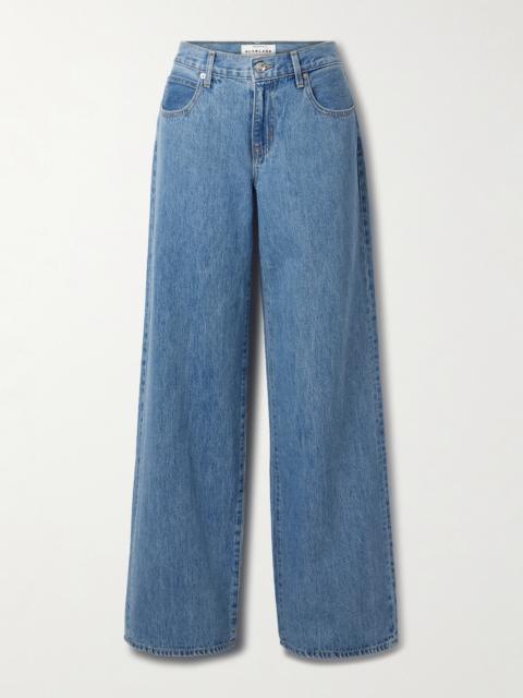 Mica Low-rise Wide-leg Organic Jeans