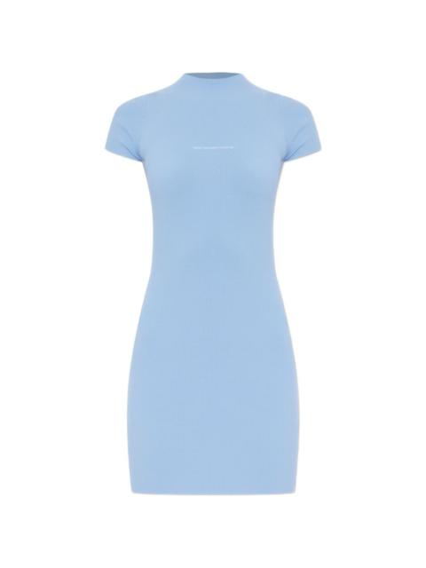 short-sleeve mini dress