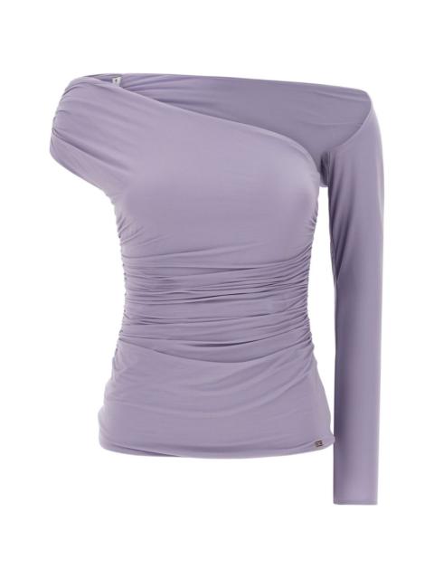 one-shoulder asymmetrical top