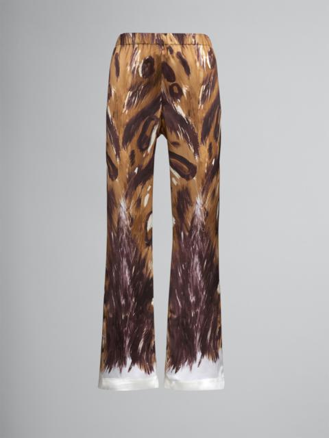 WILD BUNCH PRINT SABLÉ PANTS