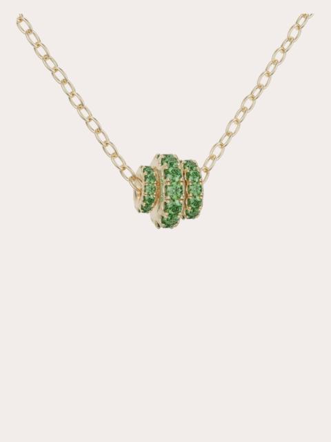 Emerald & 18k Gold Vesta Necklace