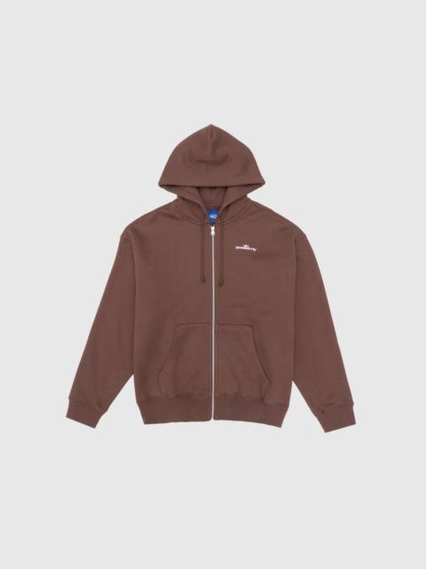 CROWN LOGO FULL-ZIP HOODIE