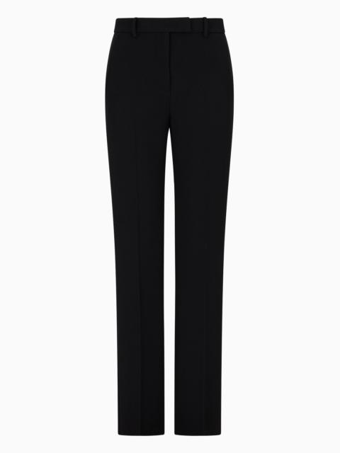 Technical gabardine trousers