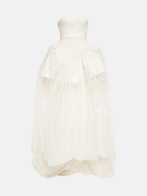 Bridal Emory silk organza gown