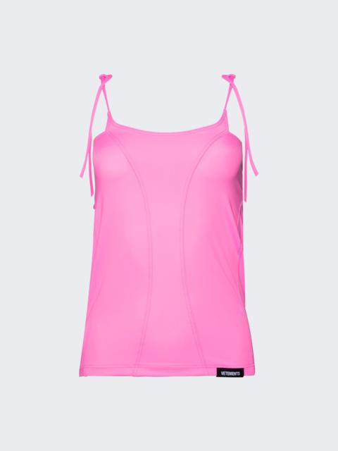 Deconstructed Bikini Skirt Hot Pink