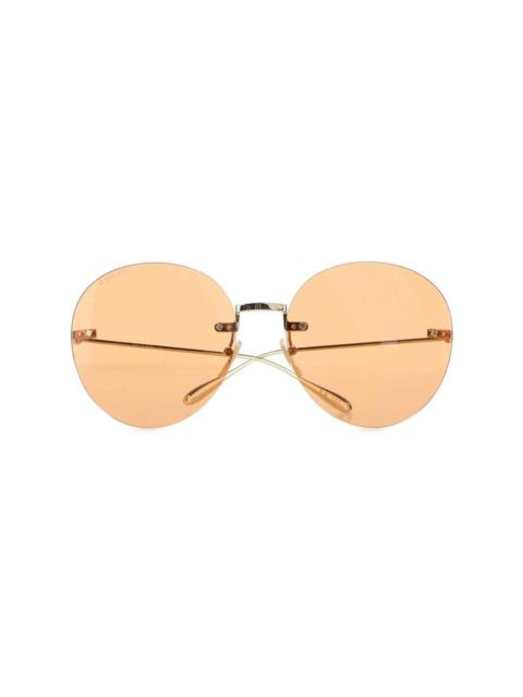 Gucci Tiger round-frame sunglasses with pendant