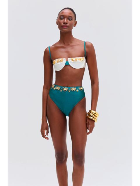 PORTOFINO HAND-BEADED BIKINI BOTTOM