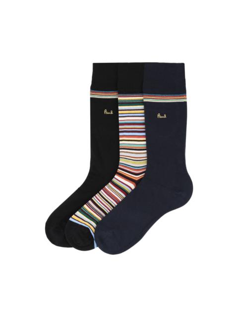 3-pack Socks With Logo