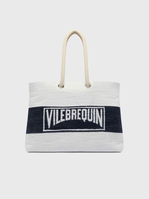 COTTON WOVEN BEACH BAG VILEBREQUIN