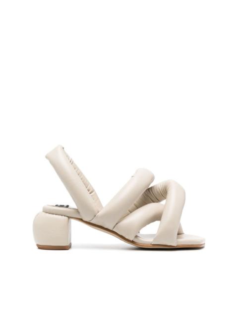 SAUSAGE HEEL - LIGHT BEIGE
