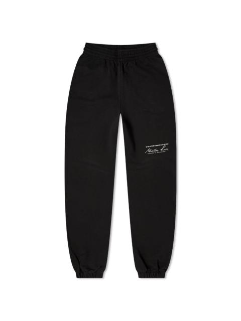 Martine Rose Slim Leg Logo Track Pant