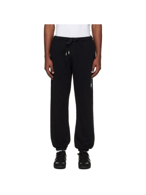 Black Ink Arrow Cuffed Sweatpants