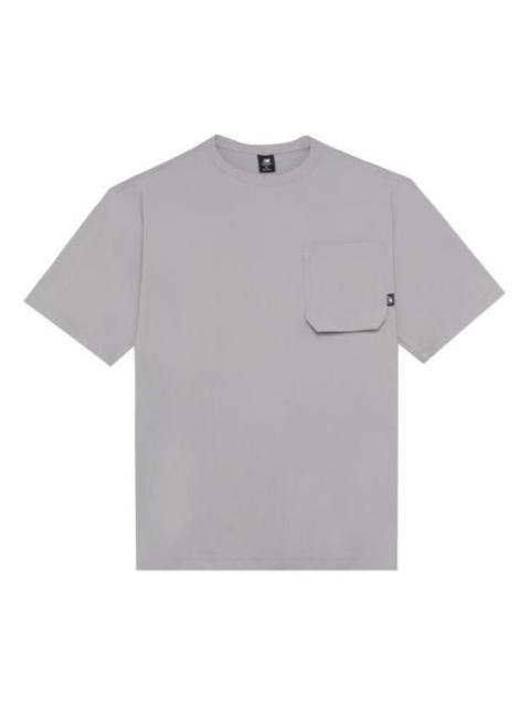 New Balance Logo Crew Neck Tee 'Grey' AMT22364-SDE