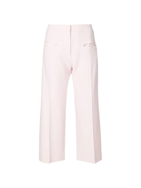 wide leg cropped pants