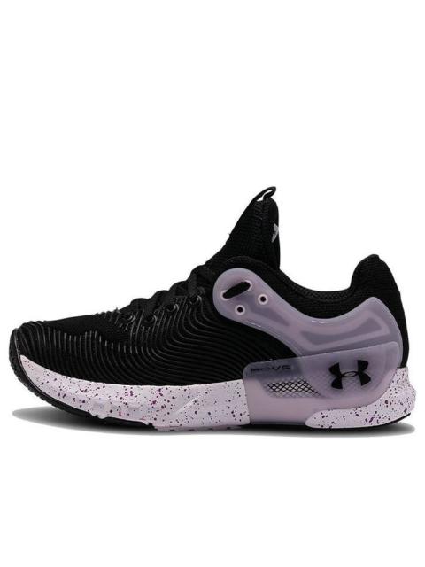 (WMNS) Under Armour Hovr Apex 2 Sports Shoes Black/Purple 3023008-002