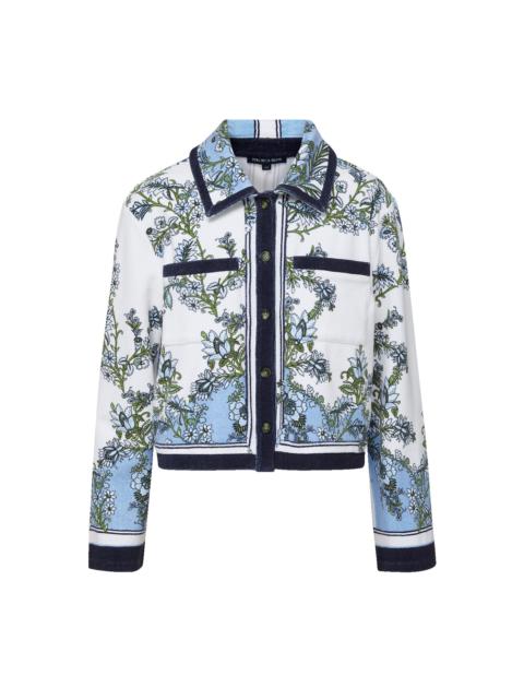 NOVELLE TERRY BUTTON-DOWN SHIRT