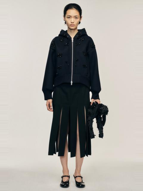 Turbo Embellished Cropped Zip Jacket