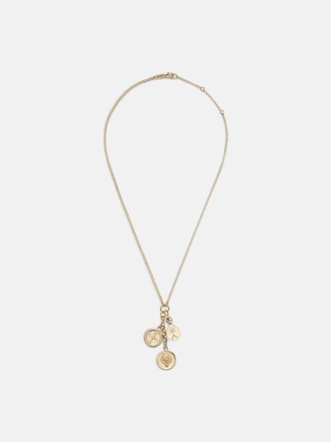 18kt gold pendant necklace with diamonds