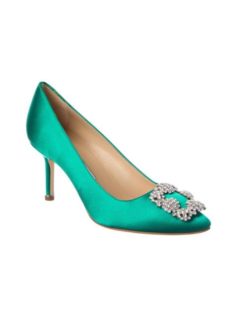 Manolo Blahnik Hangisi 70 Satin Pump
