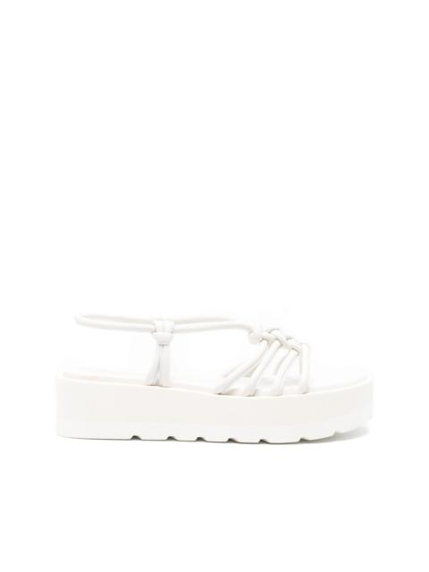 40mm knotted platform sandals