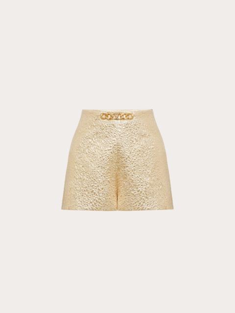 CRISPY GOLD VLOGO CHAIN SHORTS
