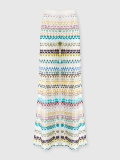 Palazzo pants in lace