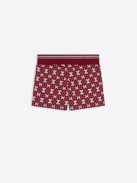 RIBBED JACQUARD SHORTS