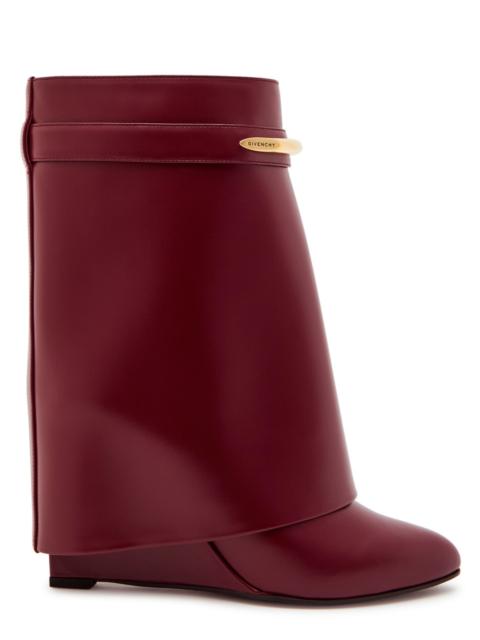 Givenchy Shark 95 Leather Mid-calf Boots