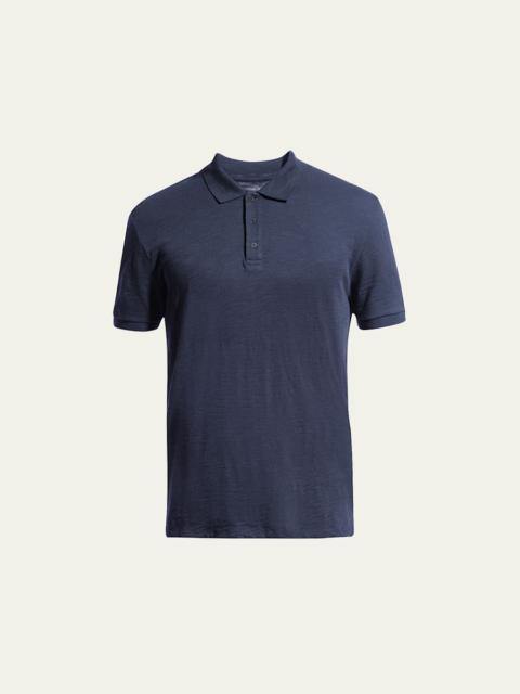 Classic Slub Cotton Polo Shirt