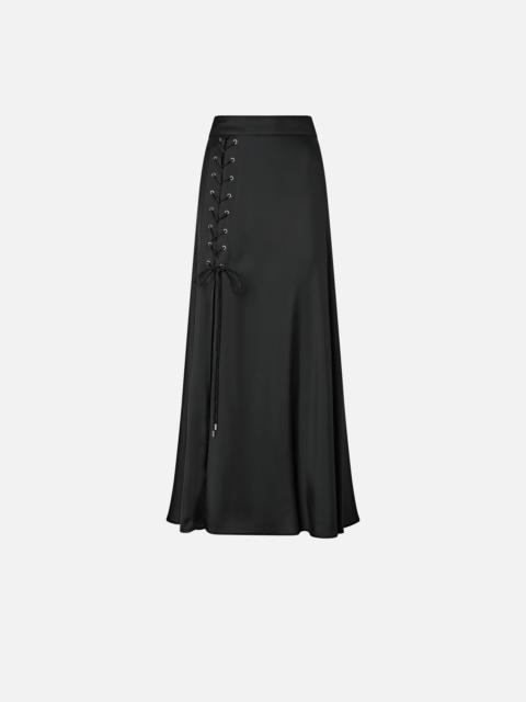 LONG SKIRT WITH SLIT AND LACES