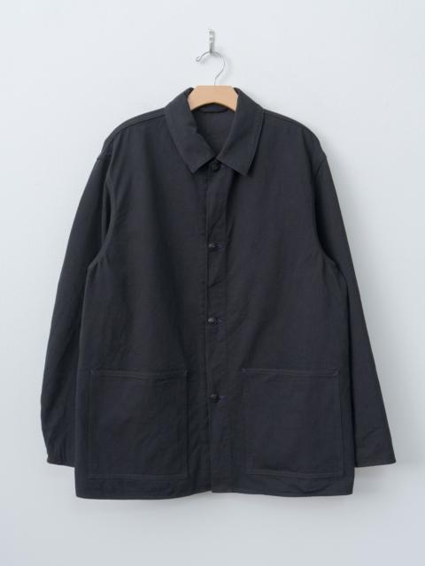Cotton Drill Coverall Jacket - Black