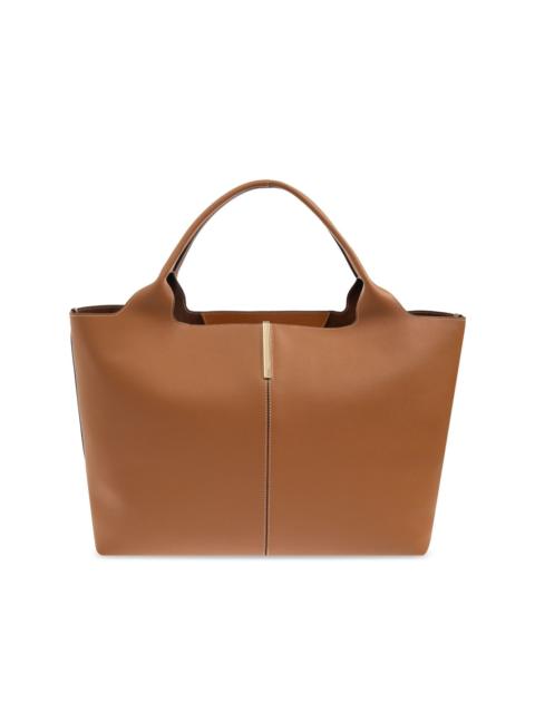 medium leather tote bag