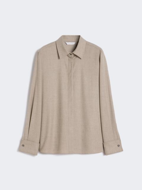 TEBAIDE Cashmere foulé shirt