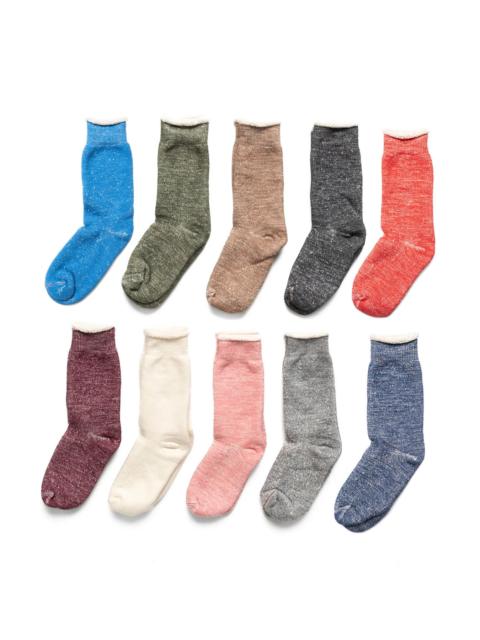 Double Face Crew Socks - Merino Wool & Organic Cotton