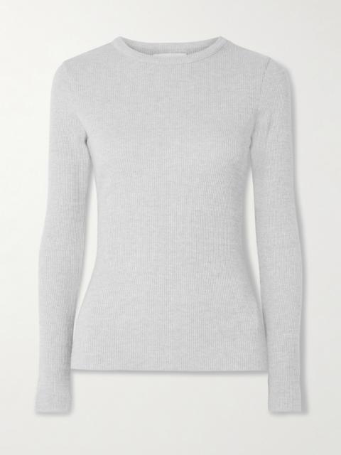 Bina Ribbed Jersey Top