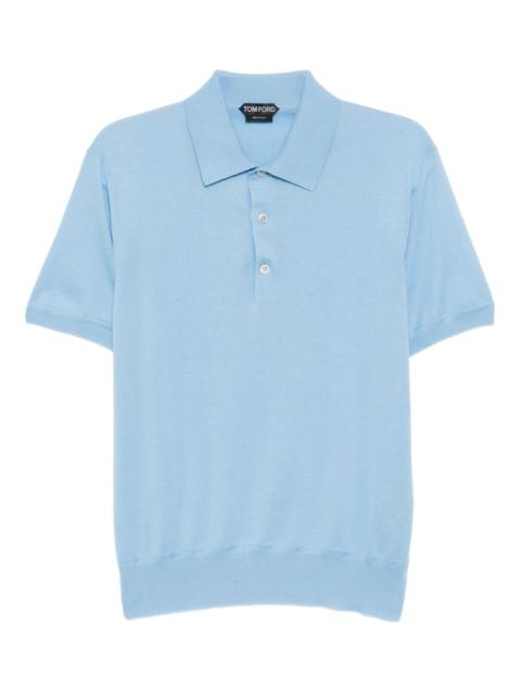 short-sleeves cotton polo shirt
