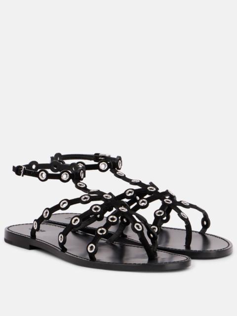 Leather sandals