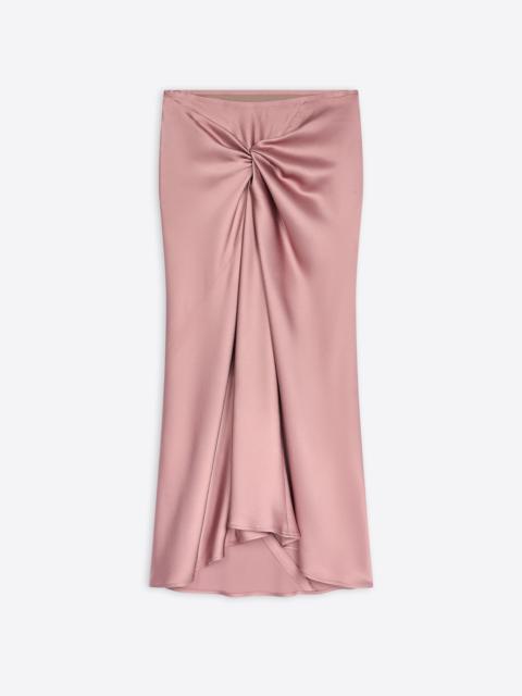 MIDI DRAPED SKIRT