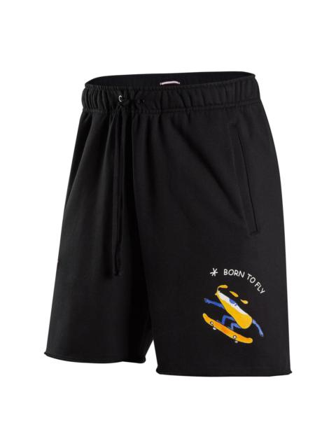 Air Jordan Street Style Plain Logo Shorts 'Black' FJ7708-010