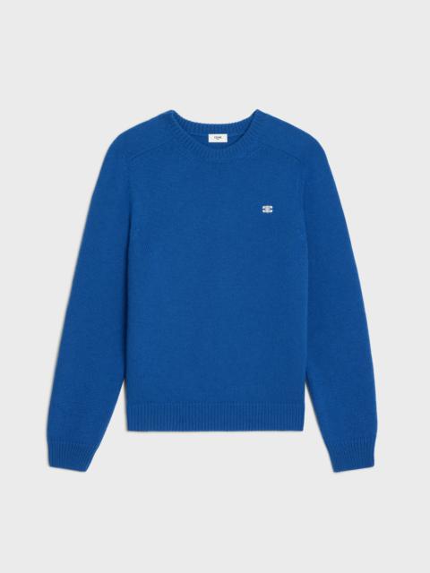 【日本入手困難】TRIOMPHE CREW NECK SWEATER IN WOOL CELINE triomphe crew neck sweater in wool | REVERSIBLE