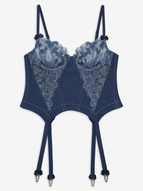 Denim Hearts Bustier
