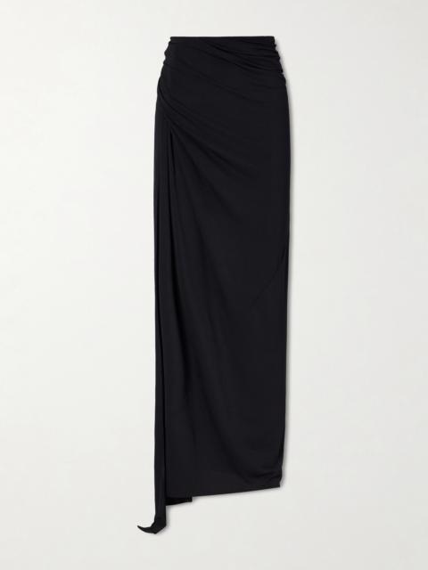 Stretch-jersey Maxi Skirt
