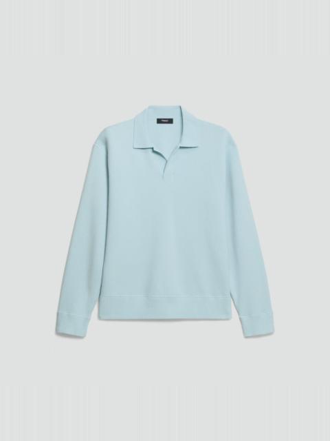 Open Collar Sweater in Light Bilen